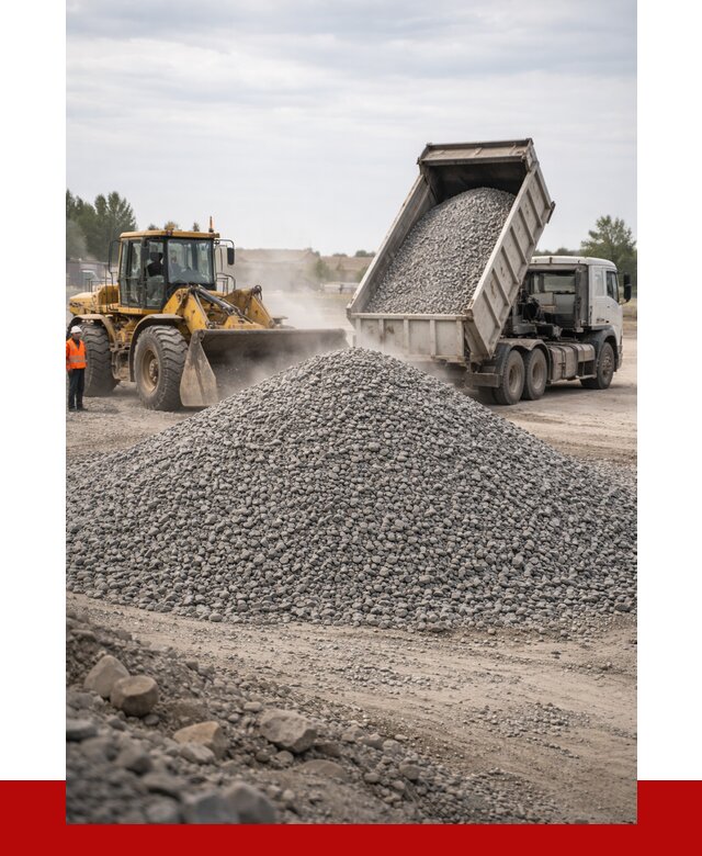 Купить щебень с доставкой в Тейково от 2718 руб. | ПРОНЕРУДТкв