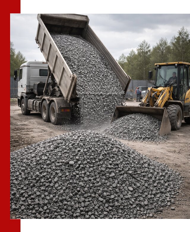 Доставка и продажа щебня гранитного в Тейково