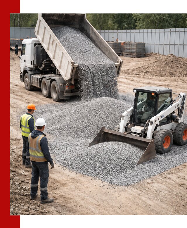 Доставка и продажа гранитного щебня фракции 0-5 в Тейково