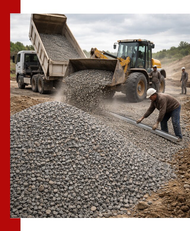 Гравийный щебень фракция 5-20 с доставкой в Тейково