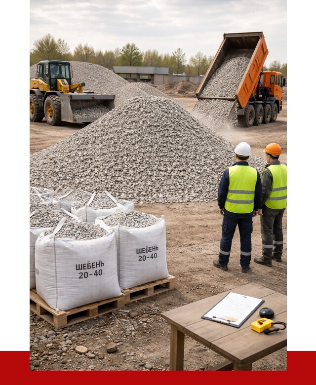 Известняковый щебень 20-40 в Тейково от 2283 р. ПРОНЕРУДТкв