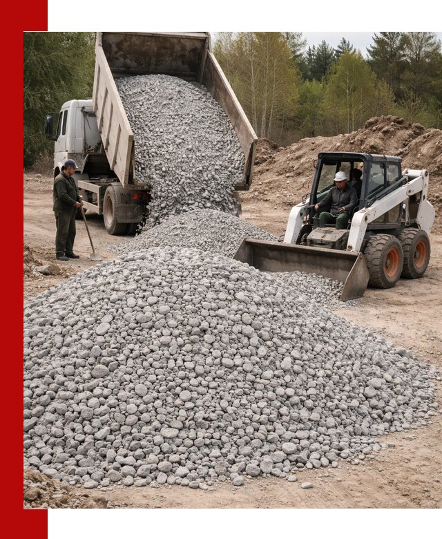 Доставка доломитового щебня в Тейково напрямую от карьера