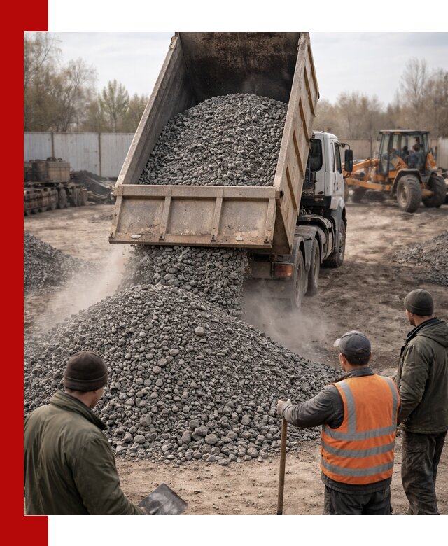 Доставка шлакового щебня в удобные сроки по выгодной цене в Тейково
