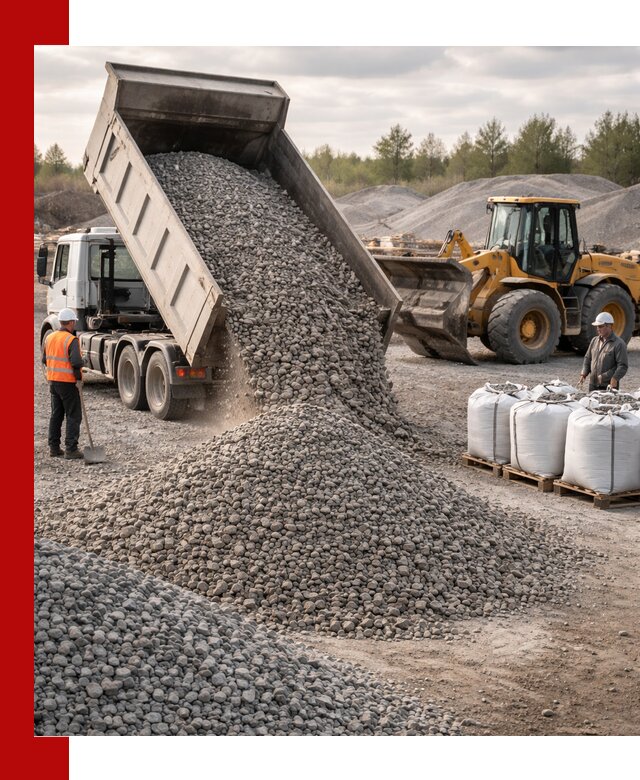 Бетонный щебень фракция 5–20 с доставкой в Тейково