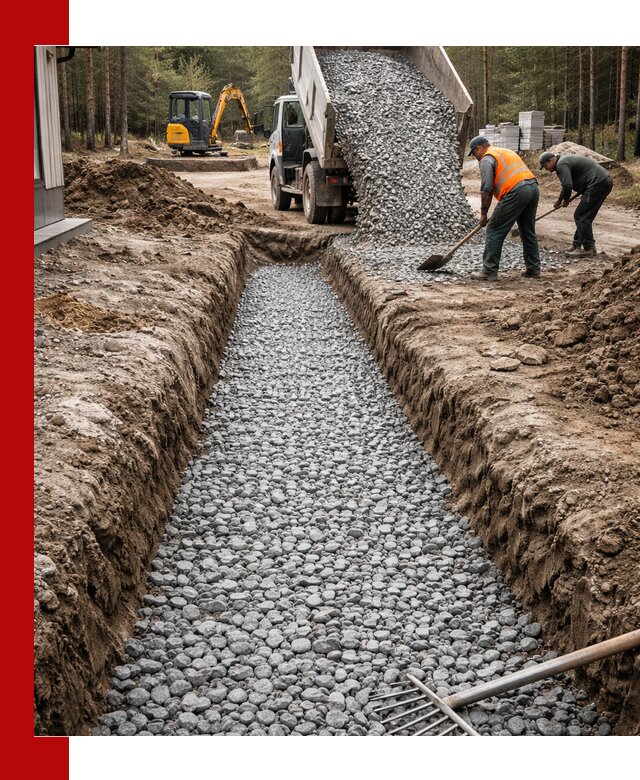 Щебень для дренажа с доставкой в Тейково высокого качества