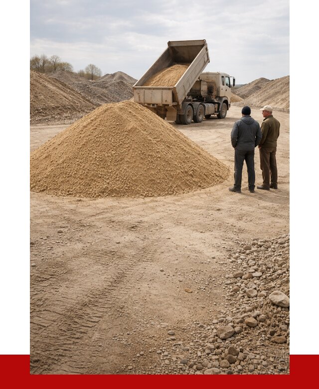 Карьерный песок крупнозернистый в Тейково от 9242 р | ПРОНЕРУДТкв