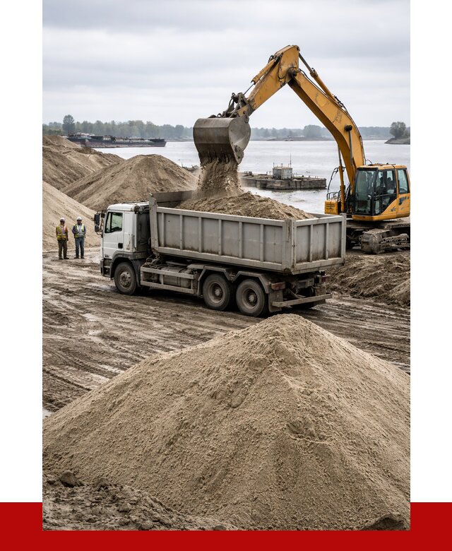 Купить речной песок навалом в Тейково от 1957 р., ПРОНЕРУДТкв