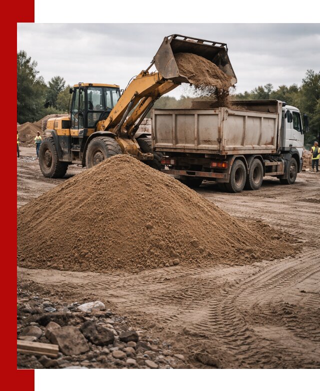 Доставка речного песка навалом в Тейково быстро и выгодно