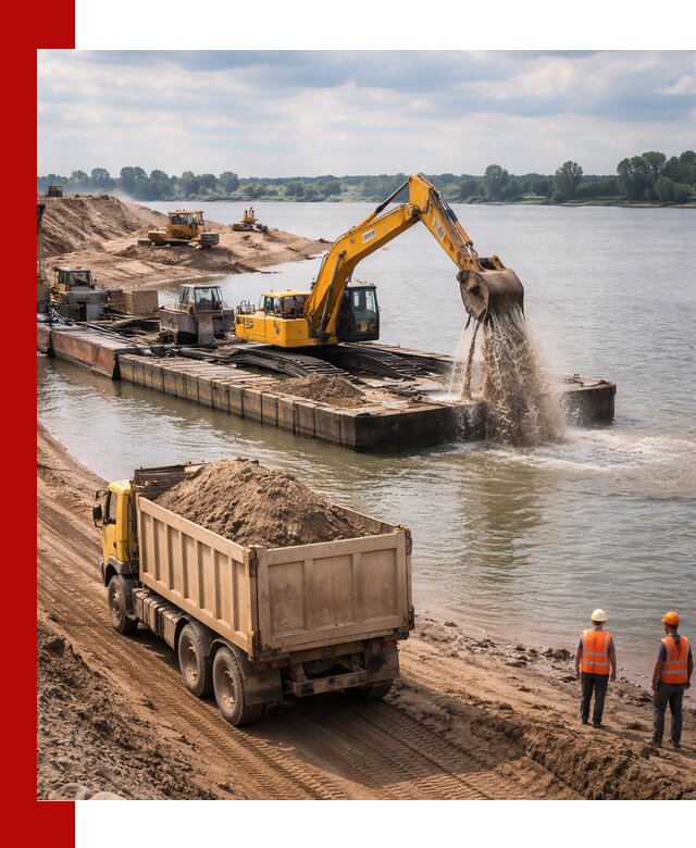 Намывной песок с доставкой в Тейково оптом и в розницу