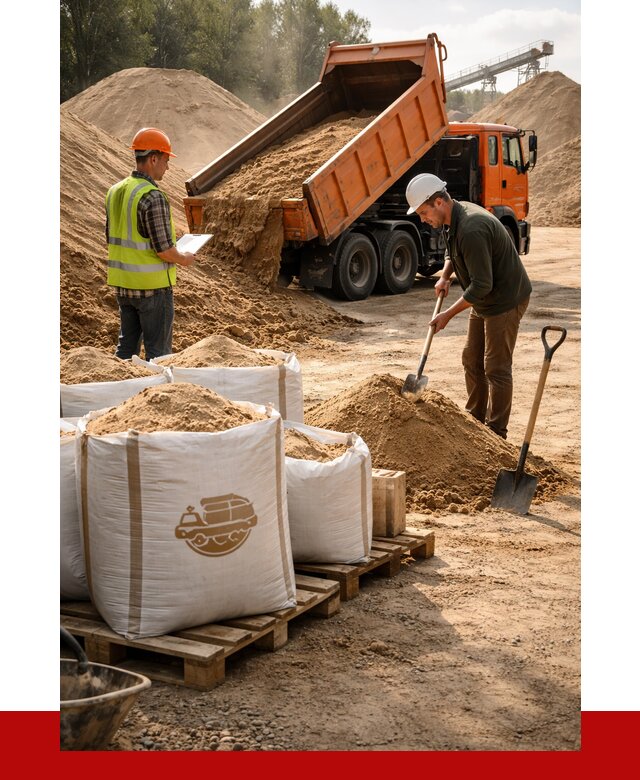 Строительный песок в Тейково от 2392 р. с доставкой, ПРОНЕРУДТкв