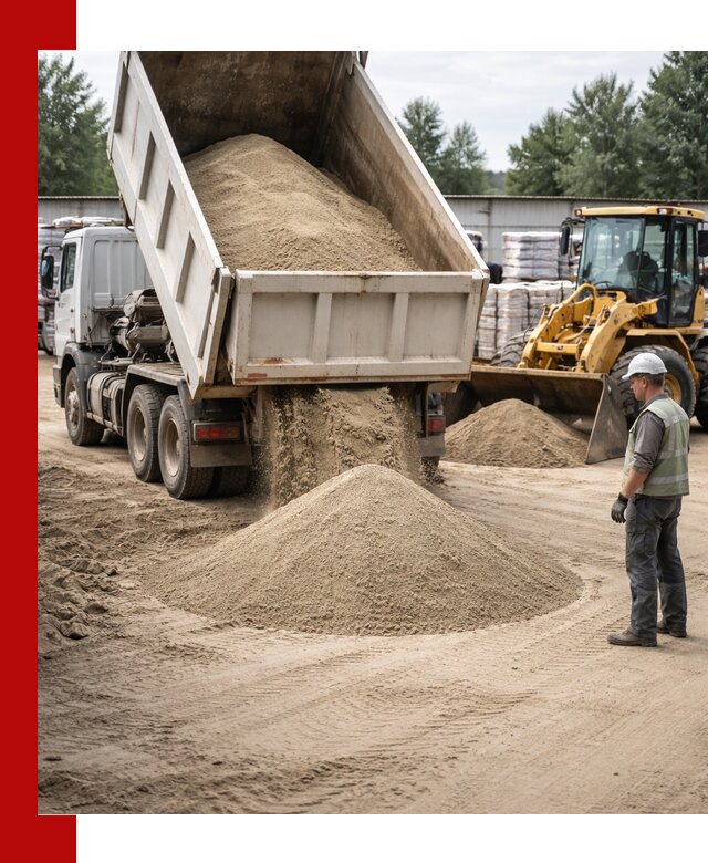 Поставка и доставка песка для бетона в Тейково