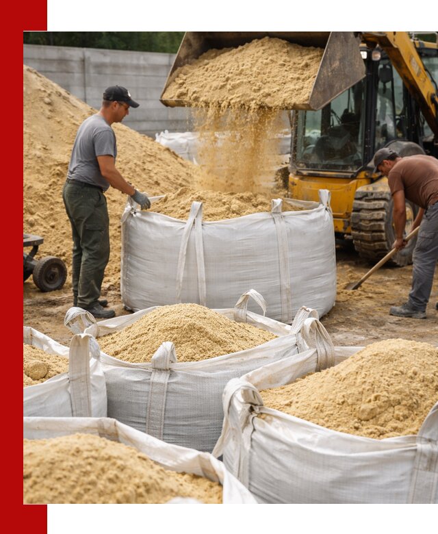 Поставка качественного песка для кладки в Тейково
