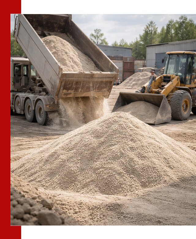 Кварцевый песок с доставкой в Тейково для строительных работ