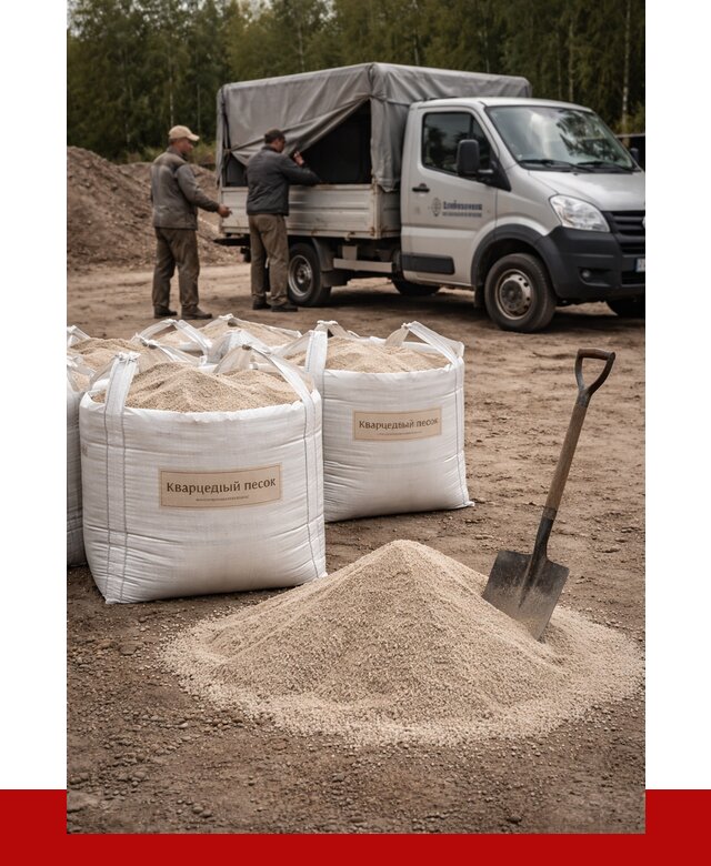 Кварцевый песок для пескоструя в Тейково от 4893 р. | ПРОНЕРУДТкв