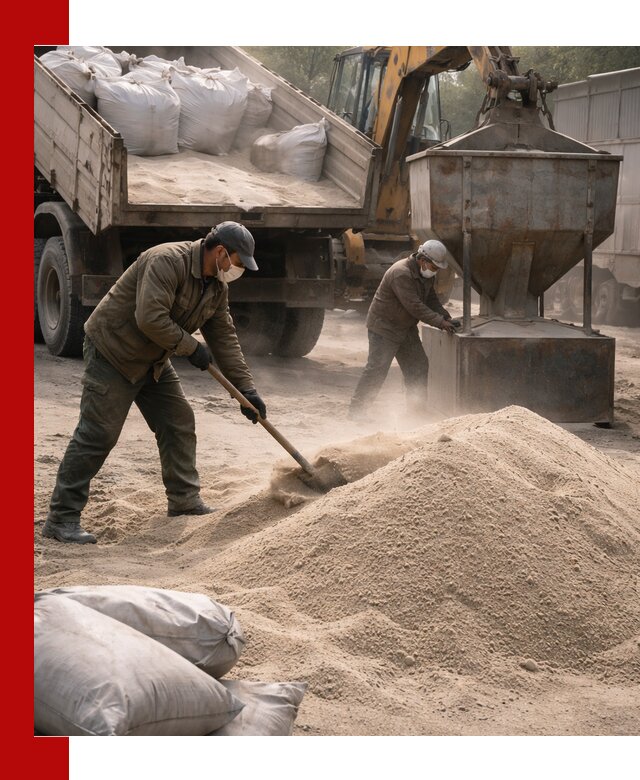 Кварцевый песок для пескоструя в Тейково — доставка и качество