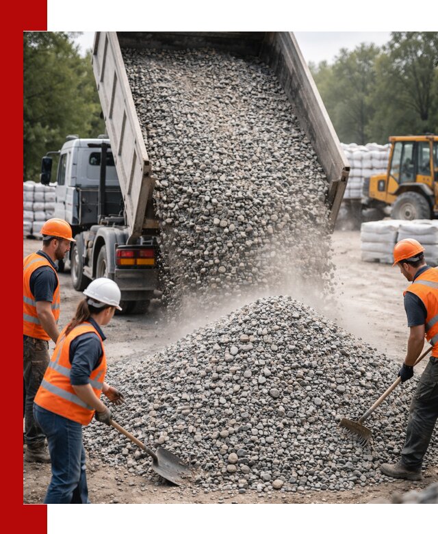 Доставка гравия и камня в Тейково оптом и в розницу