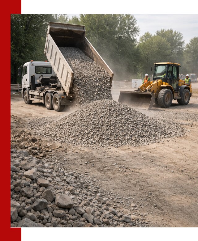 Гравий фракция 5–20 доставка в Тейково оптом и в розницу