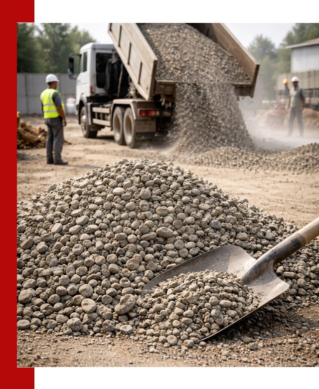 Доставка гравия фракции 20-40 в Тейково с самосвалами