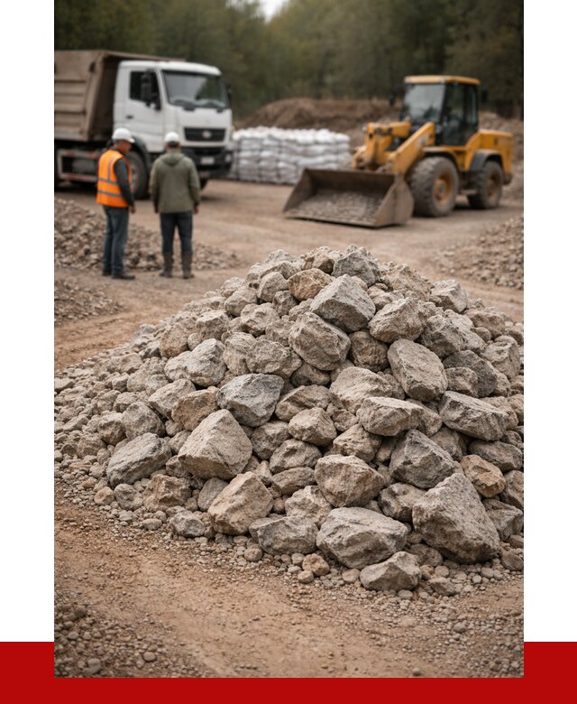 Купить бутовый камень с доставкой в Тейково от 2501 р. | ПРОНЕРУДТкв