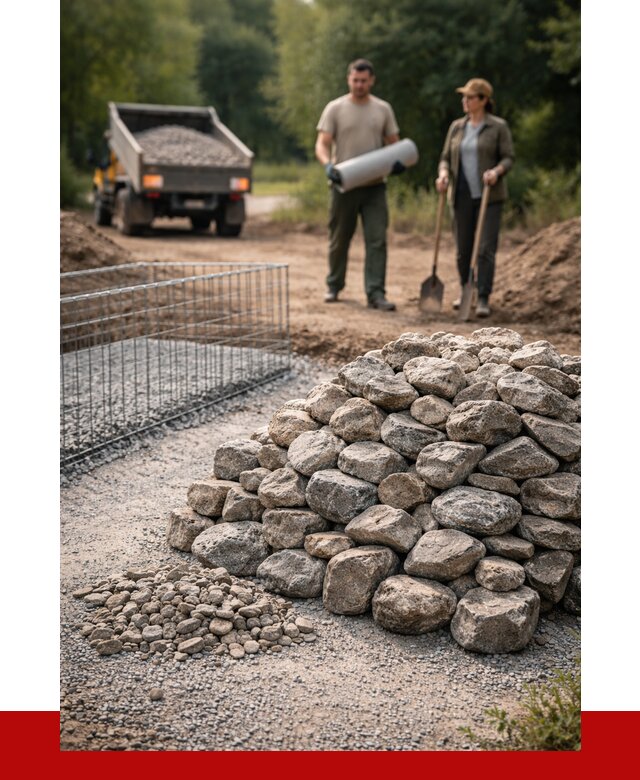 Камень для габионов фракция 100-200 в Тейково от 5219 р. | ПРОНЕРУДТкв