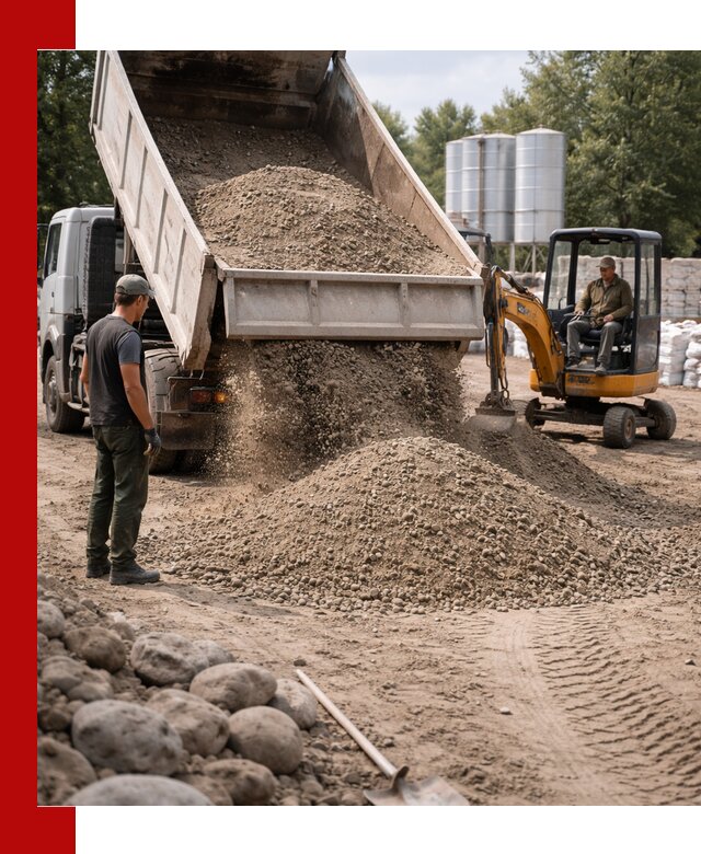 Доставка ПГС С3 в Тейково самосвалами и миксерами