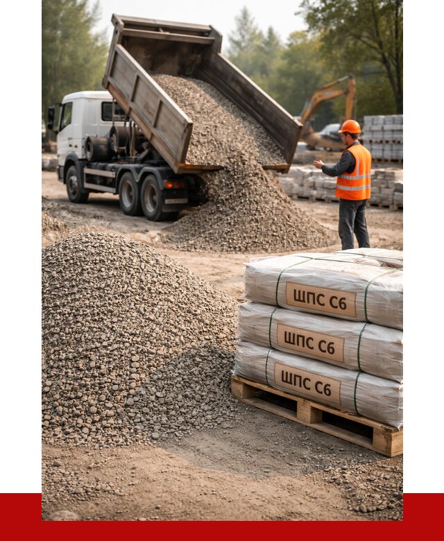ЩПС С6 в Тейково с доставкой от 2392 р. за куб | ПРОНЕРУДТкв