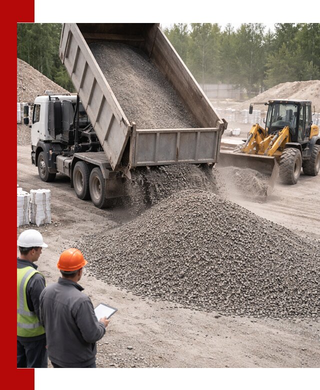 Доставка и продажа гранитного отсева 0-10 в Тейково