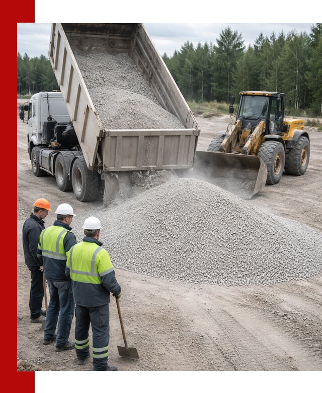 Известняковый отсев 0-5 доставка в Тейково быстро и выгодно