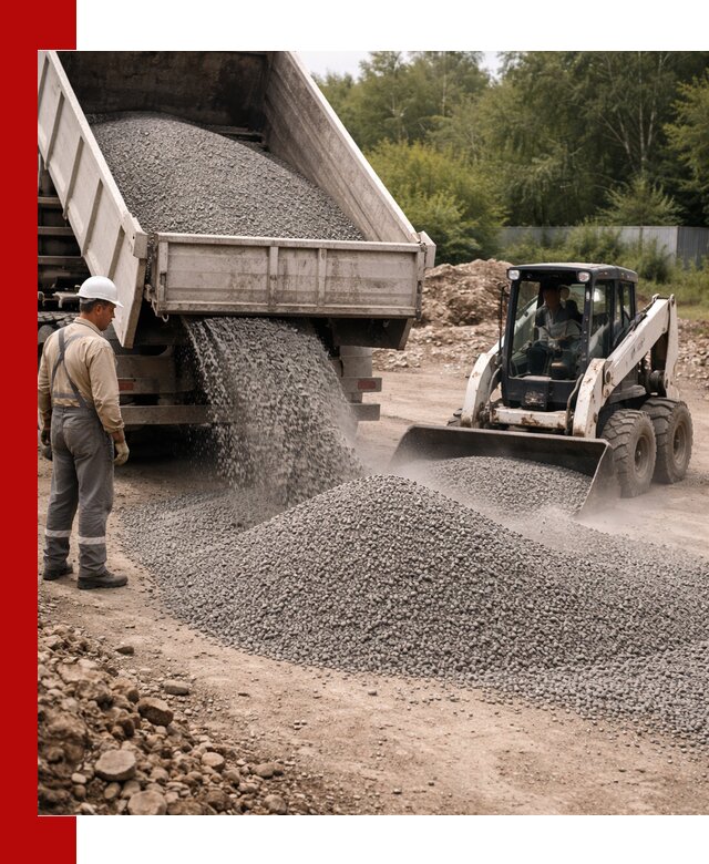 Доставка гравийного отсева 0-5 в Тейково оптом и в розницу