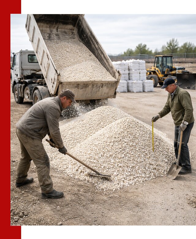 Мраморная крошка с доставкой и разгрузкой в Тейково