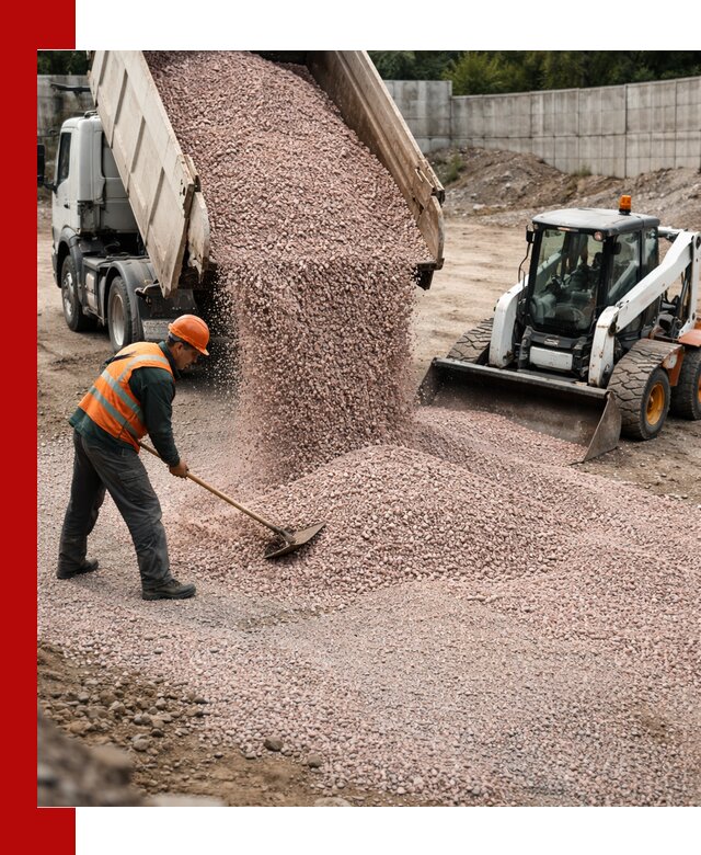 Крошка розовый гранит с доставкой в Тейково от производителя