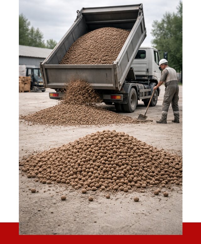 Керамзит с доставкой в Тейково от 4567 р. за м3 | ПРОНЕРУДТкв