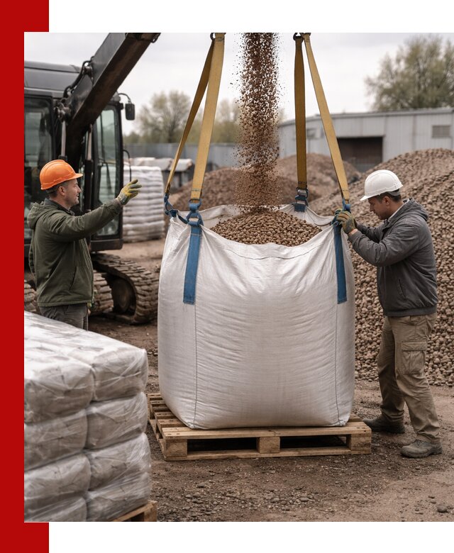 Керамзит в биг-бегах с доставкой в Тейково