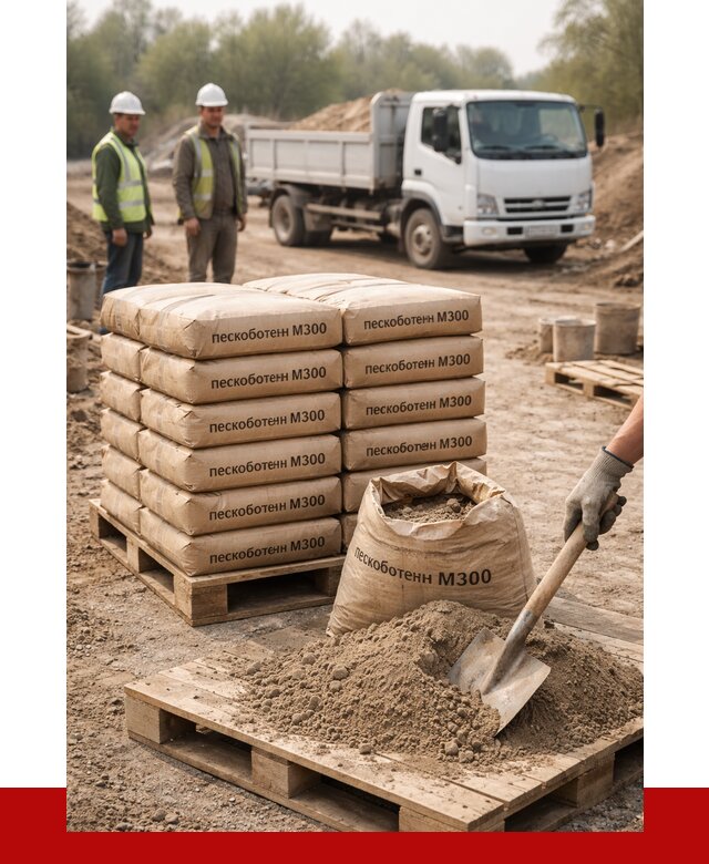 Пескобетон М300 в Тейково с доставкой от 5056 р. за куб | ПРОНЕРУДТкв