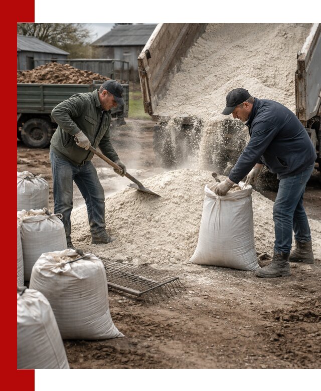 Доставка извести пушонки в Тейково оптом и мелким оптом