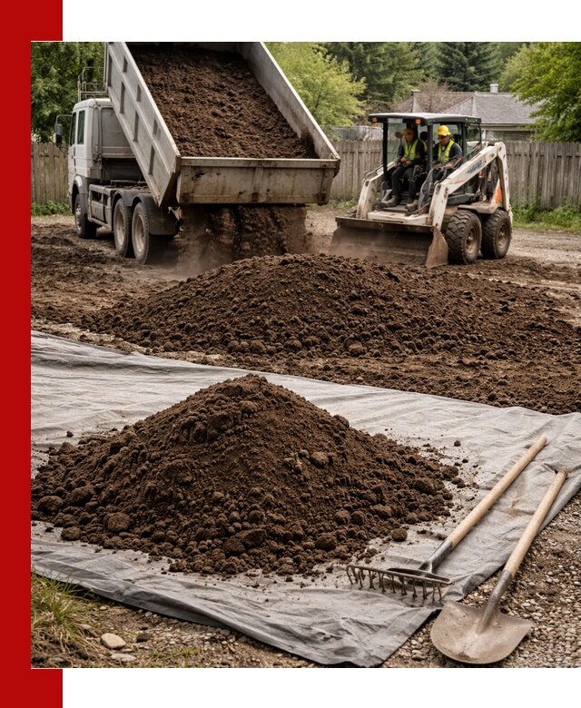 Грунт для отсыпки участка с доставкой в Тейково