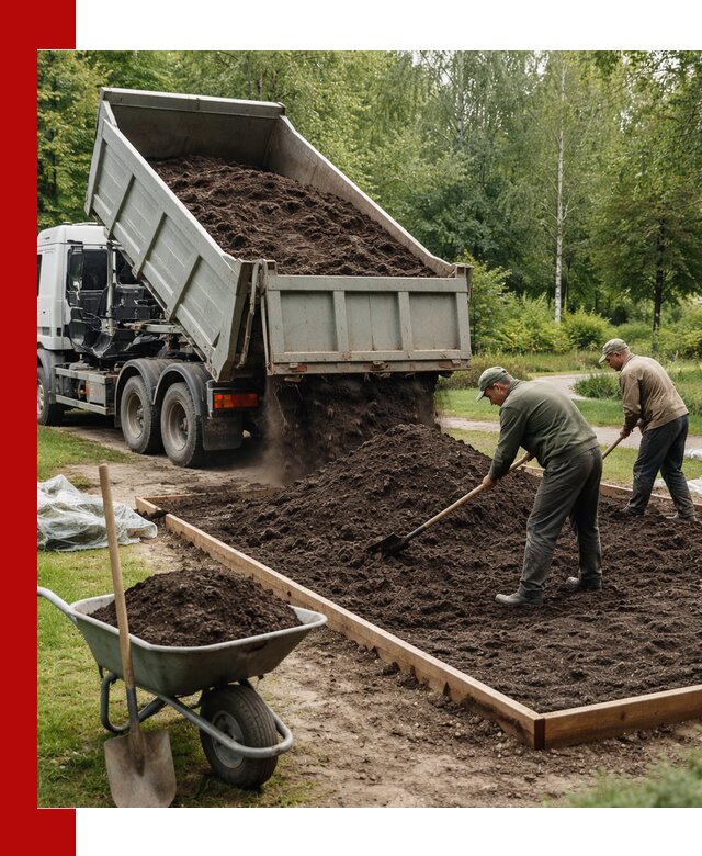 Доставка грунта для озеленения и благоустройства в Тейково