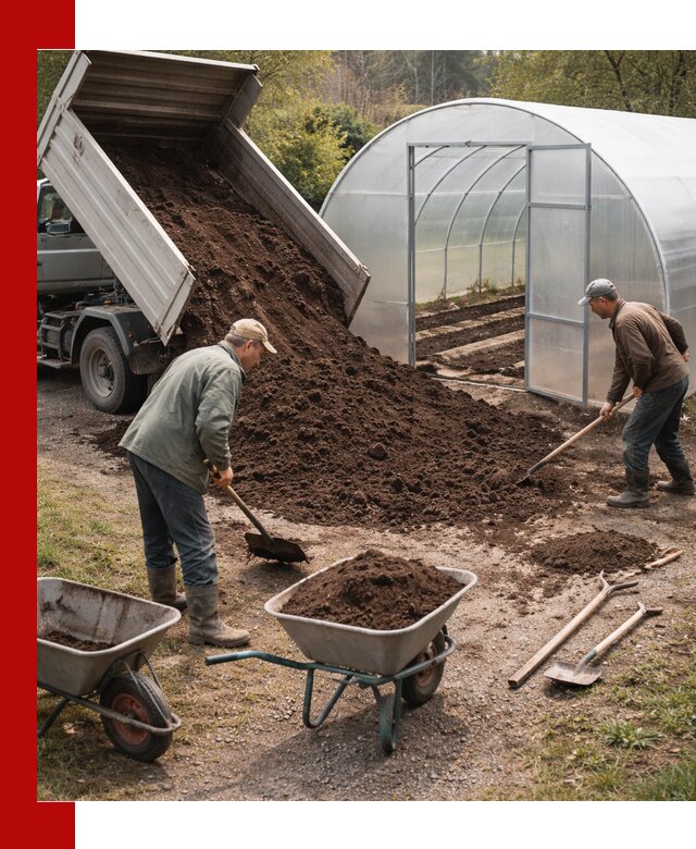 Грунт для теплицы с доставкой в Тейково — плодородный субстрат под растения