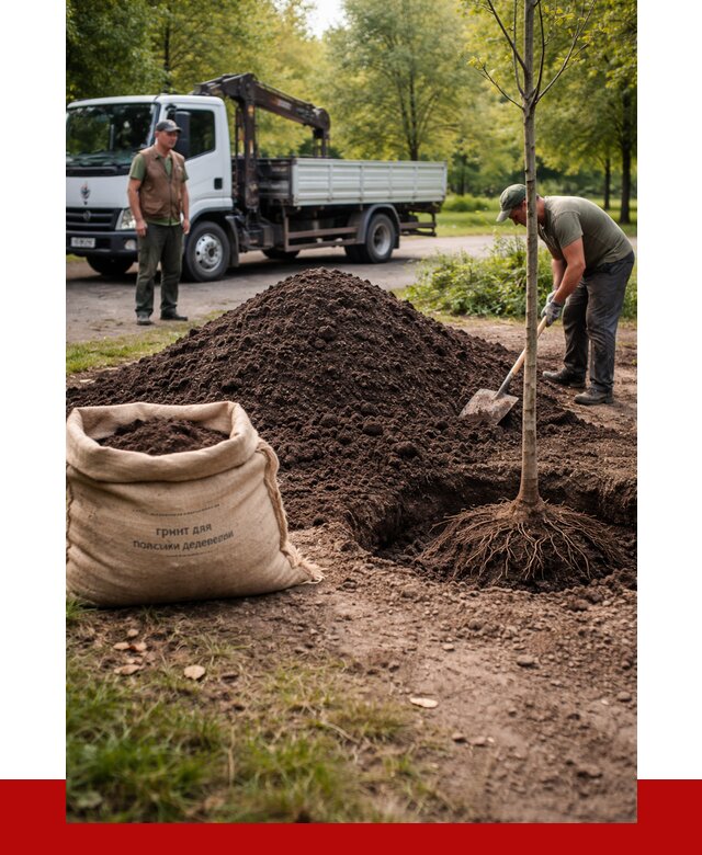 Грунт для посадки деревьев в Тейково от 1305 р. | ПРОНЕРУДТкв