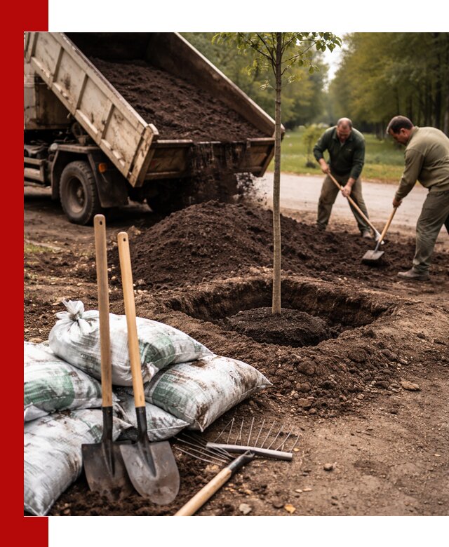 Грунт для посадки деревьев в Тейково — доставка и подготовка почвы