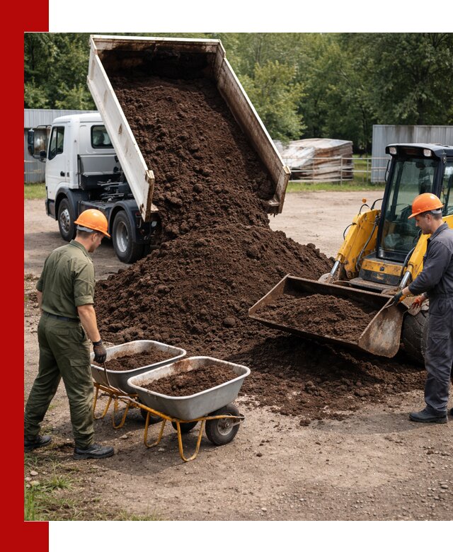 Доставка торфо-земляной смеси в Тейково для огорода и ландшафта