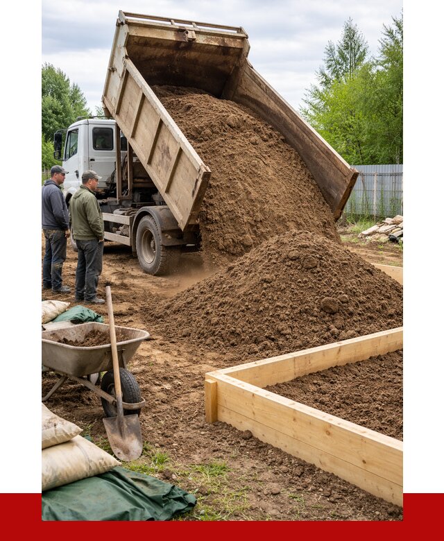 Торфо песчаная смесь в Тейково с доставкой от 2012 р. | ПРОНЕРУДТкв