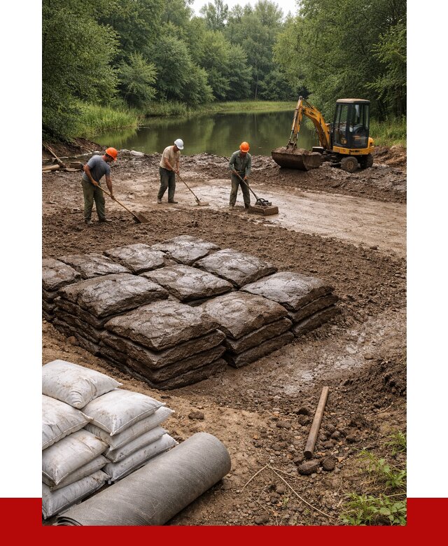 Купить глину для пруда в Тейково от 4893 р. с доставкой | ПРОНЕРУДТкв
