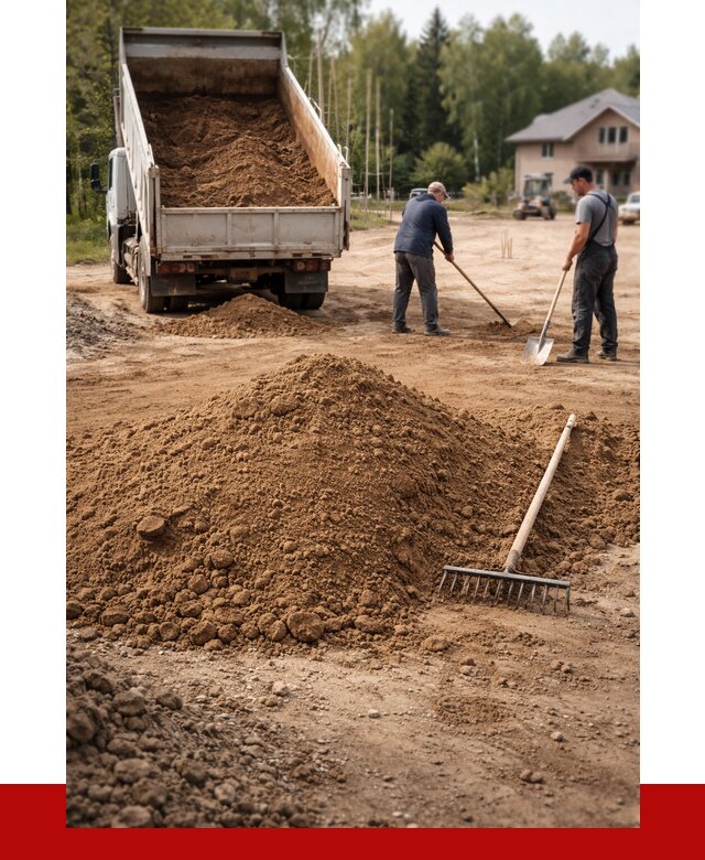 Суглинок для планировки в Тейково с доставкой от 4567 р. | ПРОНЕРУДТкв