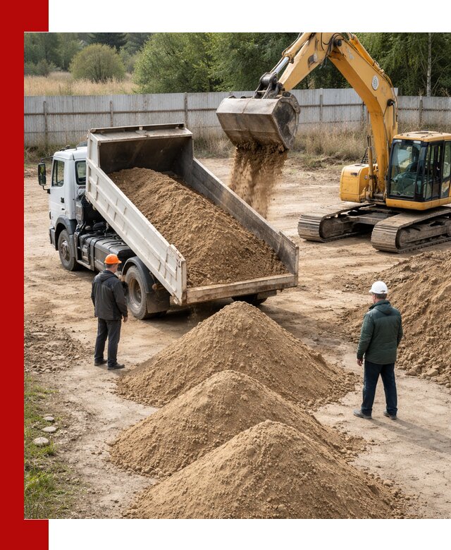 Доставка супеси вагонными и автопартиями в Тейково