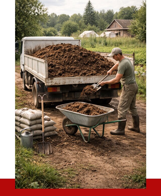 Купить коровий навоз с доставкой в Тейково от 1957 р. | ПРОНЕРУДТкв
