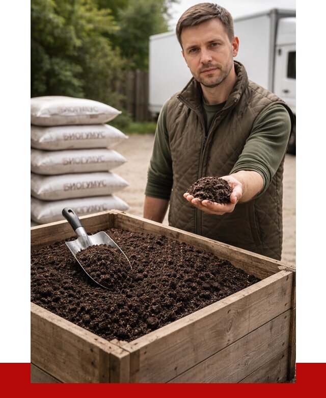 Купить биогумус в Тейково с доставкой от 9242 р. за куб | ПРОНЕРУДТкв