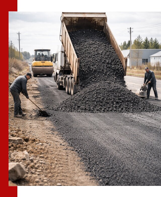 Асфальтовая крошка для дорог в Тейково — поставка и доставка