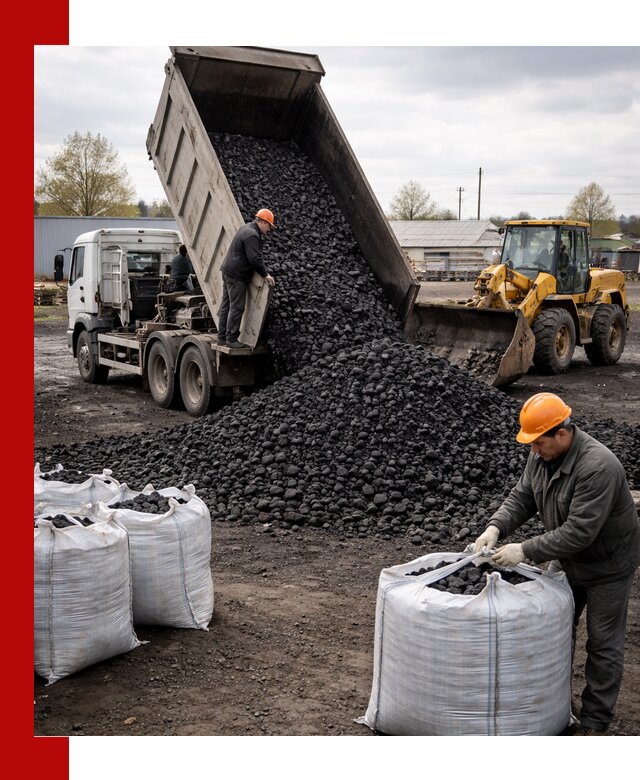 Доставка каменного угля в Тейково оптом и в розницу