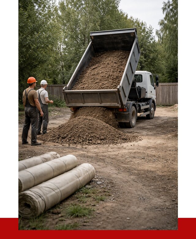 Доставка сыпучих материалов самосвалом в Тейково от 4567 р. | ПРОНЕРУДТкв